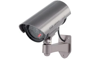 Cámara con LED IR fictícia para exteriores