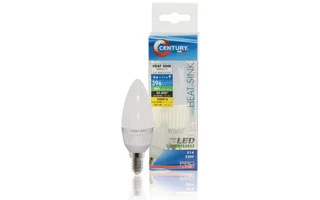 Bombilla de vela LED con esmerilado, 5 W