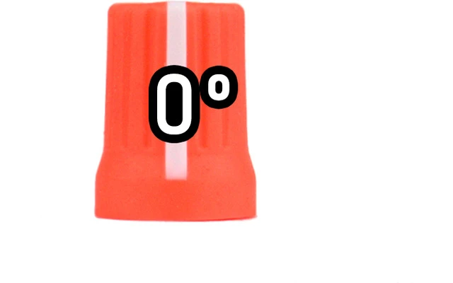 DJ Techtools Chroma Caps Super Knob 0º Naranja Neón