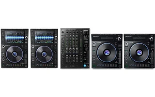 Cabina Prime DJ - 2x SC6000 + 2x LC6000 + X1850