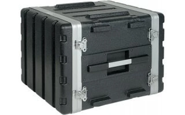 Rack Profesional ABS 8U - Doble Rail accesorios montaje incluido