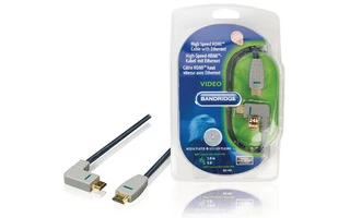 Cable HDMI con Ethernet HDMI macho - HDMI macho Ángulo hacia la izquierda 3 metros