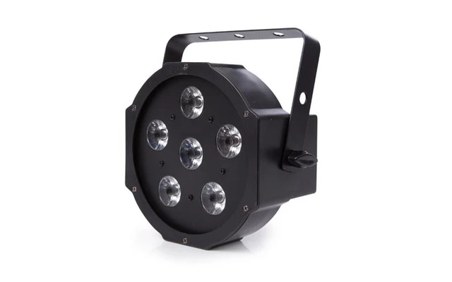 Foco LED Plano con 6 x LEDs RGB DE 3 W