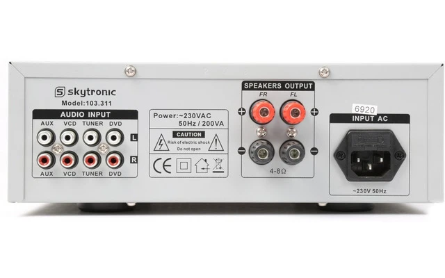 Amplificador estereo de 2 x 50W