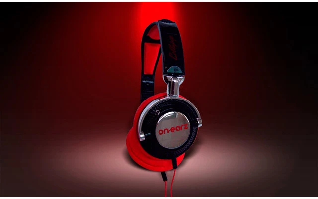 On-Earz LolliPOP Black Red