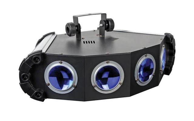 LED Quad Flower 216 LEDs RGBW controlador por DMX