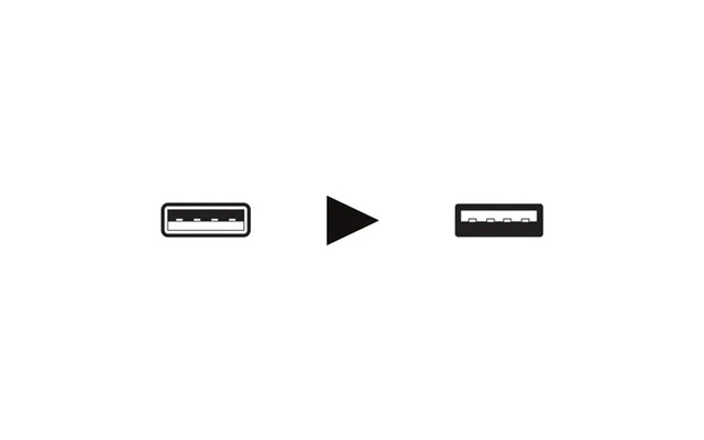 CONECTOR USB 2.0 TIPO A MACHO A CONECTOR USB 2.0 TIPO A HEMBRA /
