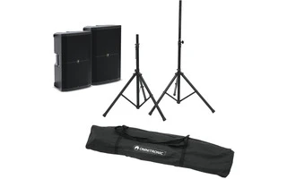 2x Mackie Thump 212 + Conjunto tripode altavoz con funda