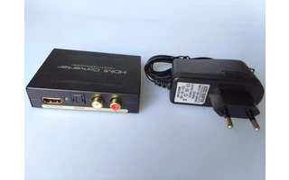 Adaptador HDMI  con salida de audio digital  optica y RCA
