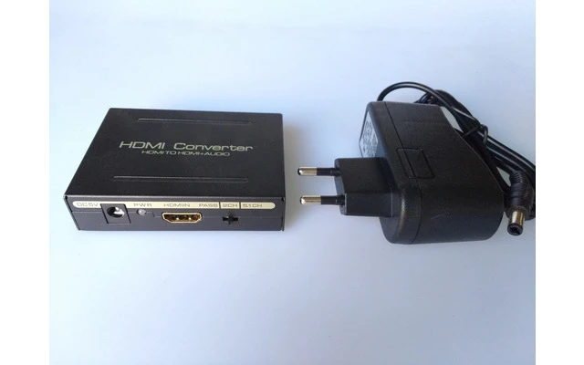 Adaptador HDMI  con salida de audio digital  optica y RCA