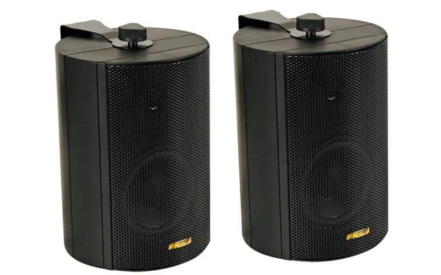 JUEGO DE 2 CAJAS ACUSTICAS DINAMICAS REDONDAS DE 2 VIAS 4"