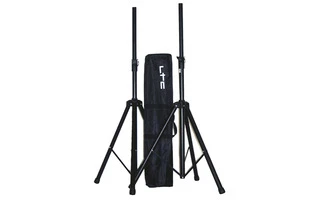 Ibiza Sound SS01B - Pareja soportes de altavoz + bolsa de transporte - Stock B