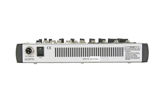 Mesa de mezclas profesional - 8 canales - reverb/echo digital