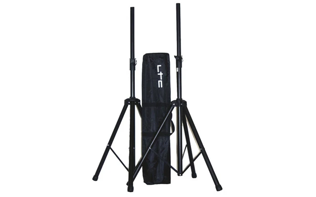 Ibiza Sound SS01B - Pareja soportes de altavoz + bolsa de transporte - Stock B