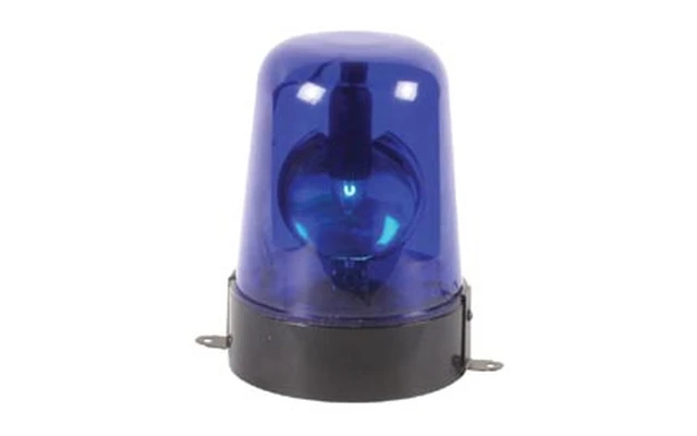 Luz rotativa - Azul - con adaptador de 12V