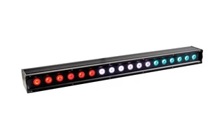 EFECTO LED PARA USO EN EXTERIORES - 18 LEDs TRICOLORES DE 3W