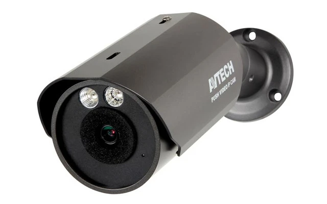 Cámara IP - para el uso en exteriores - cilíndrica - IR - Eagle Eyes - POE - Push Video - ranura