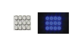 MÓDULO DE ILUMINACIÓN - LEDs AZULES CON DIFUSOR REDONDO - 12V 