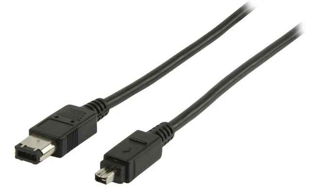 Cable FireWire de 4-pines a 6-pines