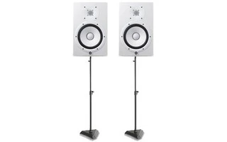 2x Yamaha HS8 Blanco + 2x Gravity SP3202 VT
