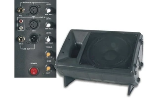 Caja acustica ABS profesional de 2 vias 15" con amplificador