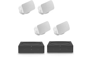 Sonos OutDoor Pack - 2 Parejas de altavoces con 2 amplificadores