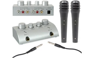 SkyTronic Mezclador de microfonos para Karaoke