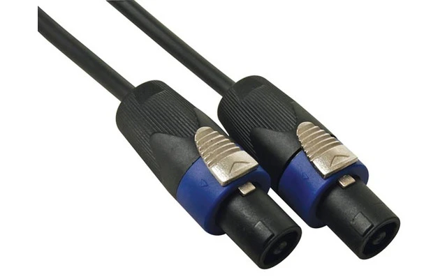 Cable de altavoz profesional, conector macho de 2 polos a 2 polos - Neutrik - 20 metros