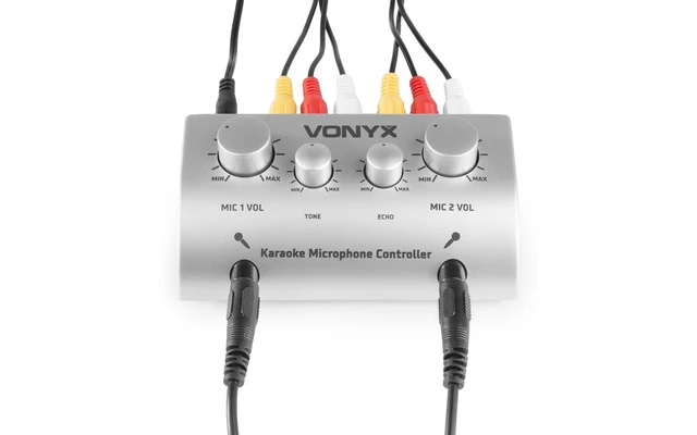 SkyTronic Mezclador de microfonos para Karaoke