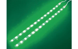 DOBLE CINTA AUTOADHESIVA CON LEDs, 12 VDC, VERDE, CON INTERRUPTO