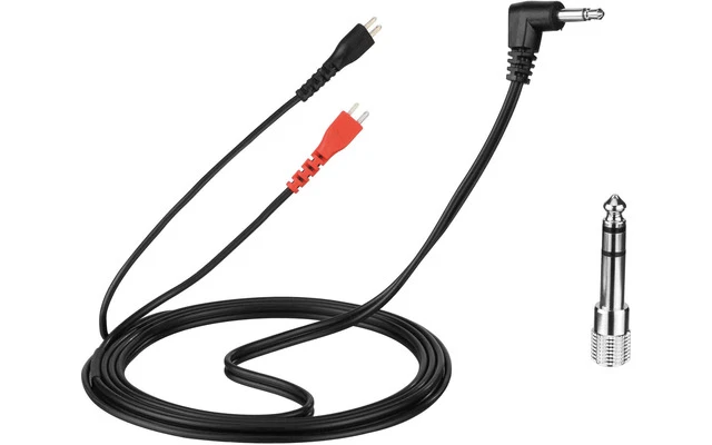 Sennheiser HD 25 - Cable 1.5M Liso - Negro