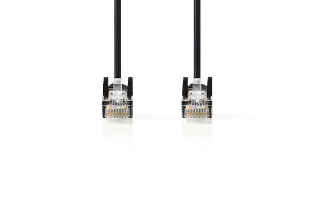Cable de Red CAT5e UTP - RJ45 Macho - RJ45 Macho - 1,0 m - Negro