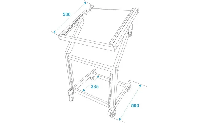 OMNITRONIC Rack Stand 12U/10U