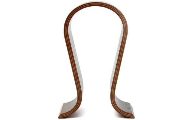 Soporte de mesa para auriculares cuerpo de madera