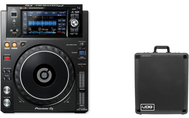 Pioneer DJ XDJ-1000 MK2 + UDG Ultimate Flightcase