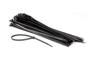 JUEGO CON CADENETAS DE NYLON - 8.8 x 500 mm - COLOR NEGRO (100 uds.)