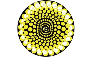 Slipmats Balls yellow Twin Pack