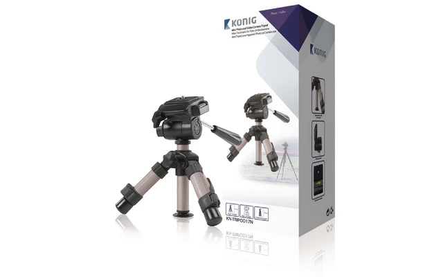 Minitrípode para cámaras de fotos y vídeo