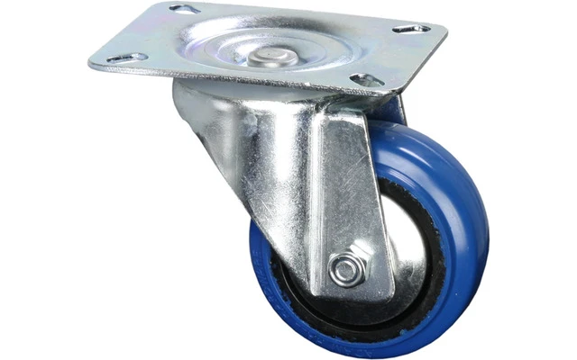 Adam Hall Hardware 37081 - Rueda giratoria 80 mm azul