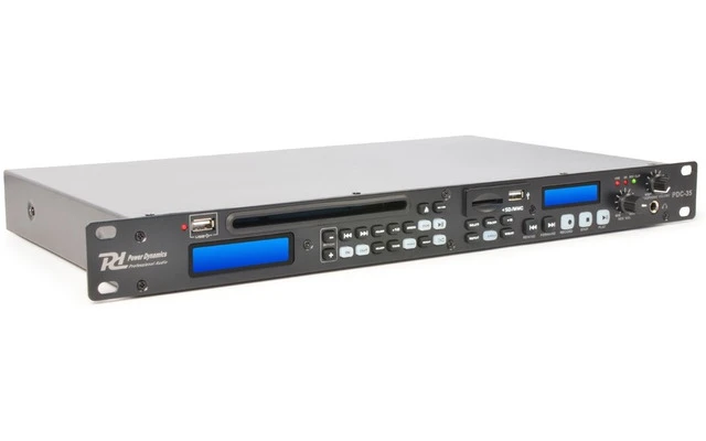 Power Dynamics PDC-35 Grabadora Digital con lector CD/USB/SD