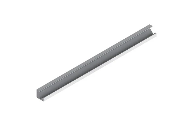 ALU-45 - PERFIL DE ALUMINIO PARA CINTAS DE LEDs - PERFIL ANGULAR 45° - ALUMINIO ANODIZADO - PLAT