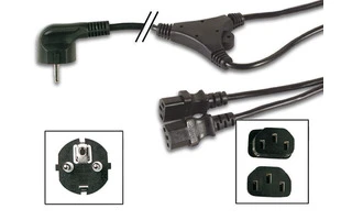 Cable de alimentación L=2.0m NEGRO
