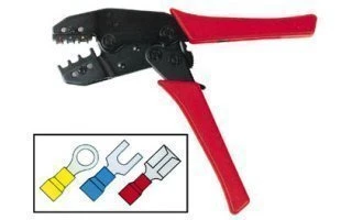 Alicates para crimpar conectores Fast-On - Trabajo duro 6"