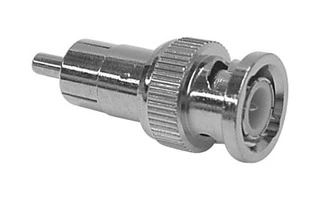 CONECTOR BNC MACHO A CONECTOR RCA MACHO
