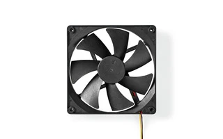 Ventilador para Ordenador - CC - 140 mm - 3 Pines - Silencioso - Nedis DCFAN14025BK