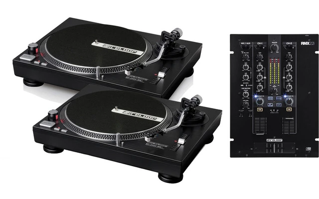 Reloop RMX-22i + 2x Reloop DJ RP 2000 MK2