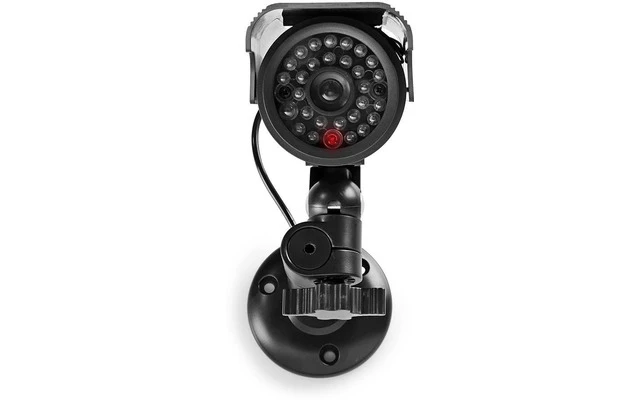 Cámara de Seguridad Simulada - Tubular - IP44 - Negro