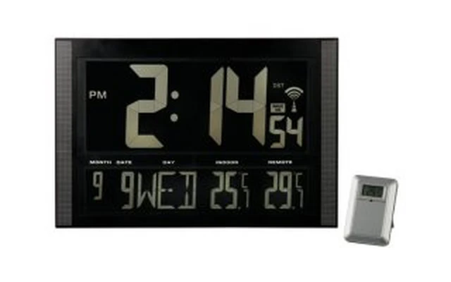 GRAN RELOJ MURAL DCF CON PANTALLA RETROILUMINADA EN NEGATIVO