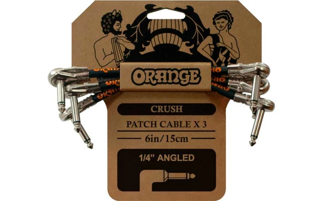 Orange 3 PACK CRUSH PATCH