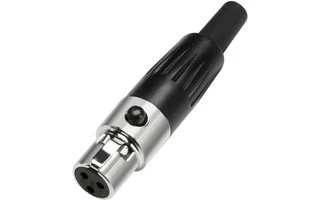 Conector Mini XLR de 3 pines femenino